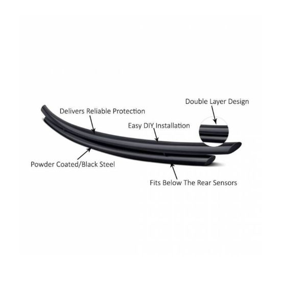 BLACK HORSE REAR BUMPER GUARD - RDLACA205B