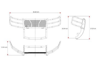 BLACK HORSE 2007-2013 CHEVROLET SILVERADO 1500 - RUCHSI07B