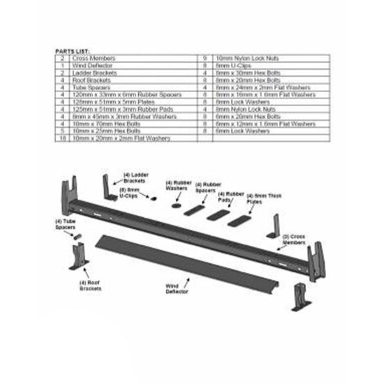 BLACK HORSE 2014-2018 CHEVROLET CITY EXPRESS CR - TRNRG01