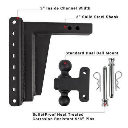 BULLETPROOF 2.0' EXTREME DUTY 10' DROP/RISE - ED2010