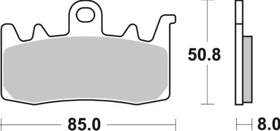 BREMBO BMW F650GS 2008-2012  F700GS 2013-2 - 07BB38SA