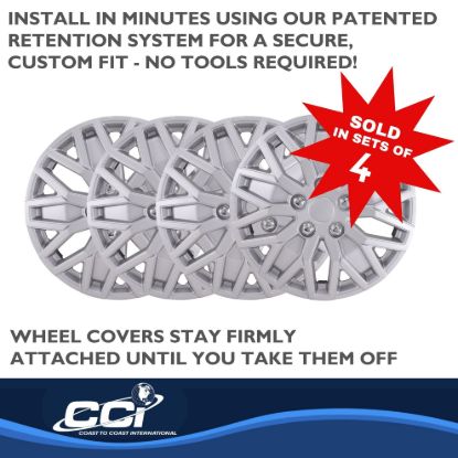 COAST2COAST WC 10 U SPOKE  SILVER  15'  SET  4 - 105115S