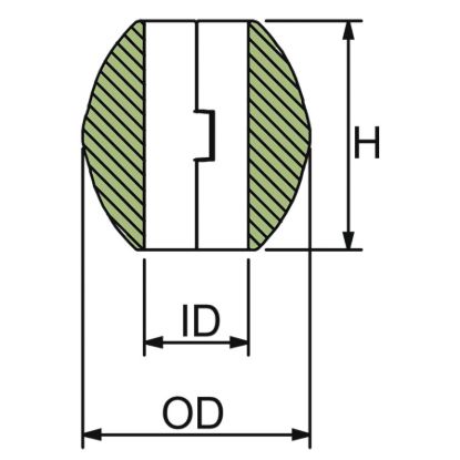 CMP GROUP STREAMLINED SHAFT ANODE CMX-9 (2') - CMX09AL