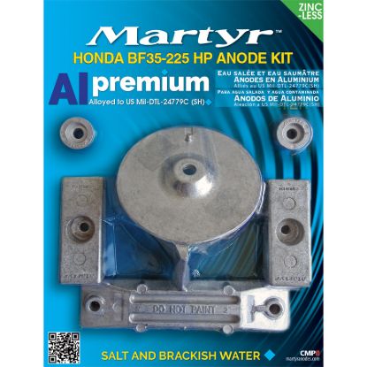 CMP GROUP HONDA BF35-225 MOTOR ANODES KIT ALU - F35225KITA