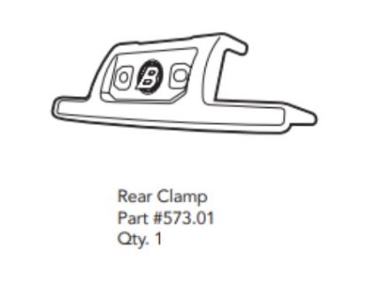 BESTOP REAR CLAMP JL SUNRIDER - 57301P