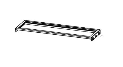 DAVE CARTER NR640174 REAR SLIDE OUT SHELF GLASS - 50903