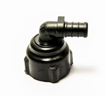 ELKHART SUPP 1/2 BARB X 3/4 FPT SWIVEL ELBOW - 28811