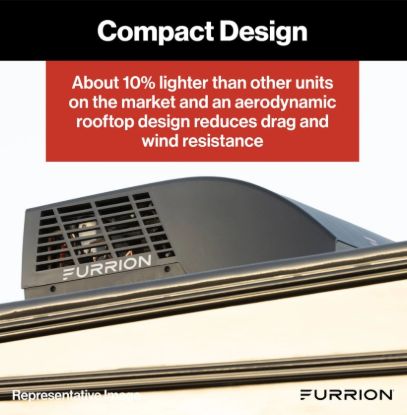 FURRION LLC AC VS R32 HP 18K BLK DUCTED - 2025008215