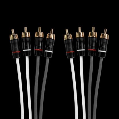 FUSION ELEC SHIELDED RCA CABLE  25FT  4 WAY - 0101262000