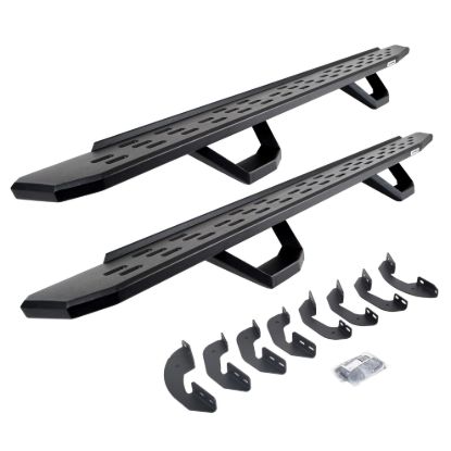 GO RHINO RB30 RUNNING BOARDS KIT W/2X STEPS - 64168720PC