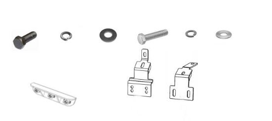 GO RHINO BRACKETS FOR DOMINATOR SIDESTEPS - D60368TK