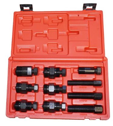 HELIX RACING FLYWHEEL PULLER SET  10 PC  W/CASE - 3907013