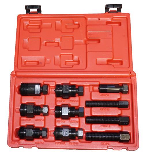 HELIX RACING FLYWHEEL PULLER SET  10 PC  W/CASE - 3907013