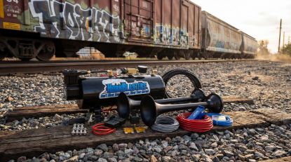 HORNBLASTER 2-CHIME 3-LITER AIR HORN KIT - HK2CHIMEM3
