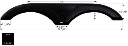 ICON FENDER SKIRT  TANDEM  ICON  FS2322 - 12322