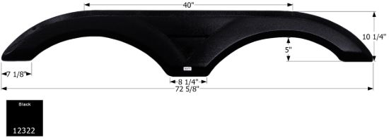 ICON FENDER SKIRT  TANDEM  ICON  FS2322 - 12322
