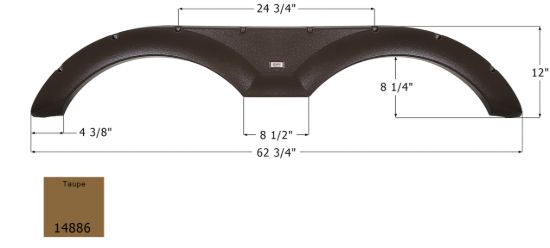 ICON FENDER SKIRT TAUPE FOREST RIVER - 14886
