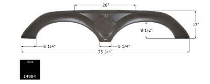 ICON FENDER SKIRT  TANDEM  KEYSTONE  FS4 - 14984