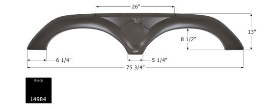 ICON FENDER SKIRT  TANDEM  KEYSTONE  FS4 - 14984