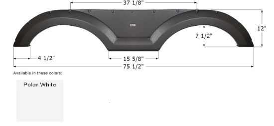 ICON COACHMEN TANDEM FENDER SKIRT FS4271 - 15006