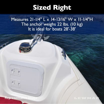 LEWMAR CLAW ANCHOR 22 LB/10 KG - 0057910