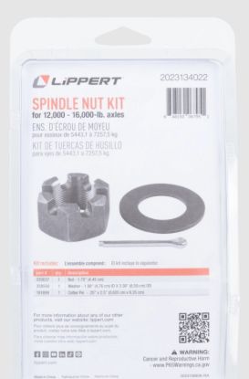 LIPPERT COMP 1.75' ROUND SPINDLE NUT RETAINER - 2023134022