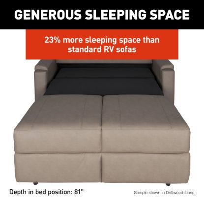 LIPPERT COMP REST EASY SLEEPER SOFA 68' MCCOY - 2024044353
