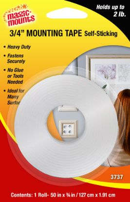MAGIC MOUNTS 3/4' X 50' HEAVY DUTY MOUNTING TAPE - 3737