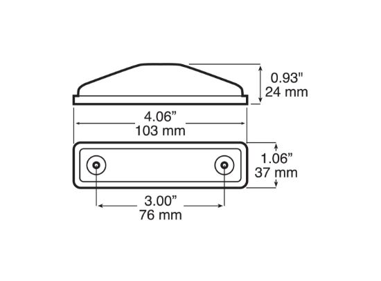PETERSON MFG LED CLEARANCE LIGHT - 169R