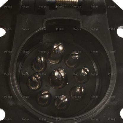 POLLAK 9 WAY CONNECTOR SOCKET - 12907