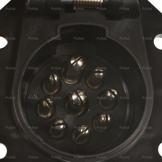 POLLAK 9 WAY CONNECTOR SOCKET - 12907
