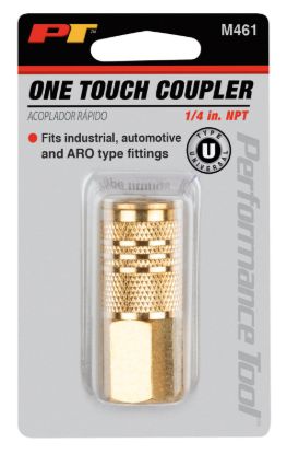 PERFORM TOOL BRASS COUPLER - M461