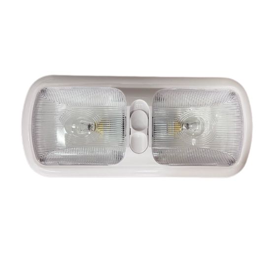 RV DESIGNER 12V PANCAKE DOUBLE  LIGHT - L815
