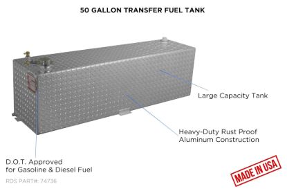 RDS MFG INC 50 GAL. RECTANGULAR TRANSFER TANK - 74736