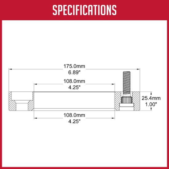 REVOLUTION ADAP-6X5.5-5.5 1.00 106M M12 - 506550A108