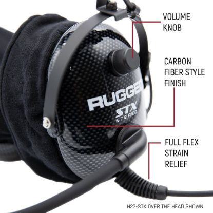 RUGGED RADIO ULTIMATE HEADSET FOR STEREO AND OFF - H42STX