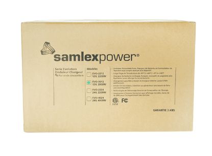 SAMLEX AMER INV/CHRGR 12VDC 3000WATT 130 AMP - EVO3012