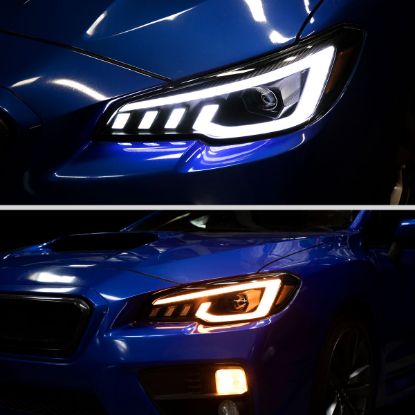 SPEC-D TUNIN SUBARU WRX HALOGEN PROJECTOR HEADLI - RX15SMSQRS