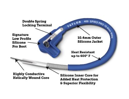 TAYLOR CABLE SPARK PLUG WIRE 409 - 79614
