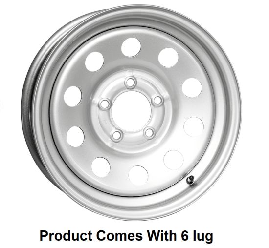 TASKMASTER STEEL - 15X6 6X5.5 SILVER MOD BOXED - MX560655SM