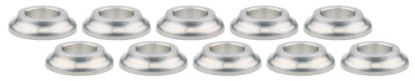 Tapered Spacers Alum 1/2in ID x 1/4 Long 10pk