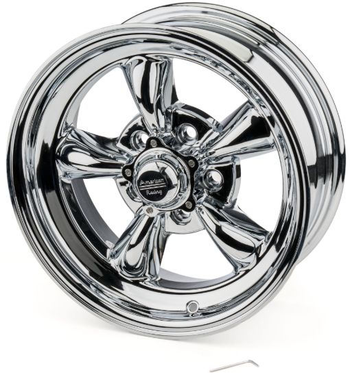 15X6 Torq Thrust II 5 X 4-1/2 BC Chrome