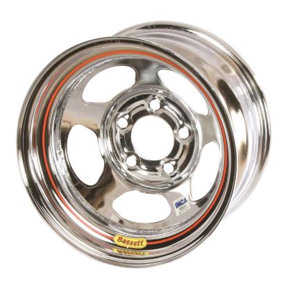 15X8 IMCA 5X4.75 2IN B/S Inertia Chrome