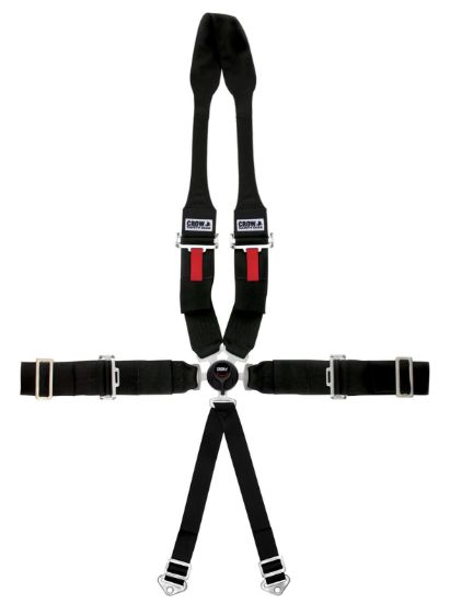6-Way 3in Restraint Kam Lock Lap Belt Pull Up Dr