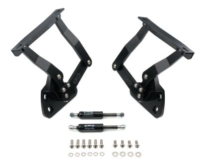 Billet Hood Hinges Matte Black