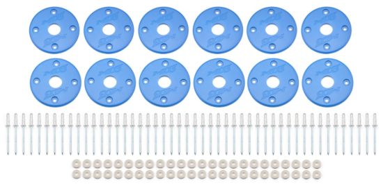 Scuff Plate Plastic Blue 12-Pack MD3