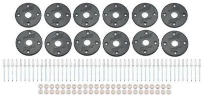Scuff Plate Plastic Black 12-Pack MD3