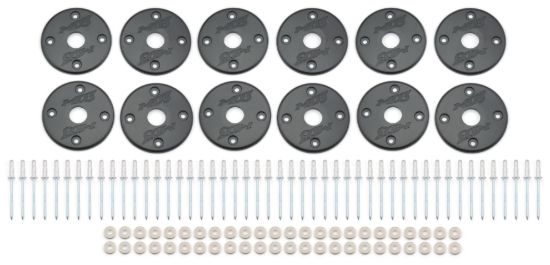 Scuff Plate Plastic Black 12-Pack MD3