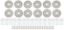Scuff Plate Plastic Gray 12-Pack MD3
