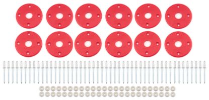 Scuff Plate Plastic Red 12-Pack MD3
